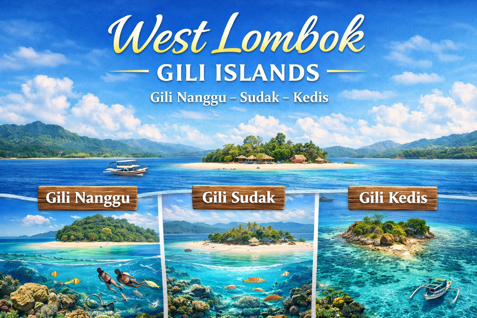 west lombok Gili island
